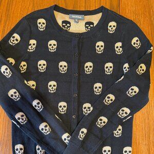 Modcloth Black & Gold Cardigan Sweater M